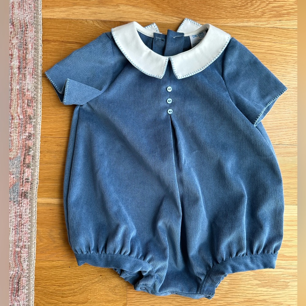 Luli & me - blue corduroy bubble - size 18m